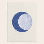 Moon Crescent - Blue Poster Gallery Image 4