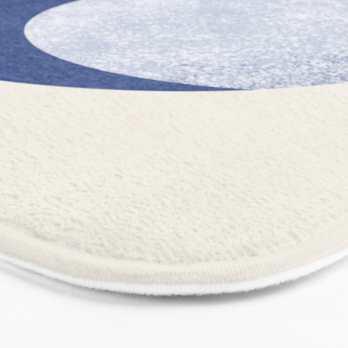 Moon Crescent - Blue Bath Mat Gallery Image 3
