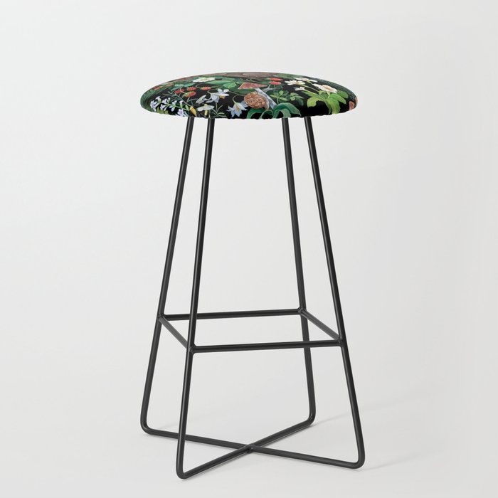 Rabbit and Strawberry Garden Stool Gallery Image 1