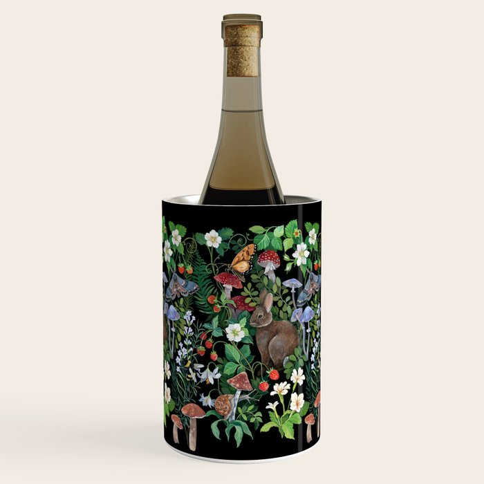 Rabbit and Strawberry Garden Wine Chiller Gallery Image 3