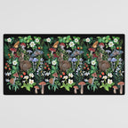 Rabbit and Strawberry Garden Desk Mat Gallery Image 3
