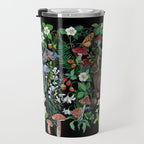 Rabbit and Strawberry Garden Travel Mug Gallery Image 3
