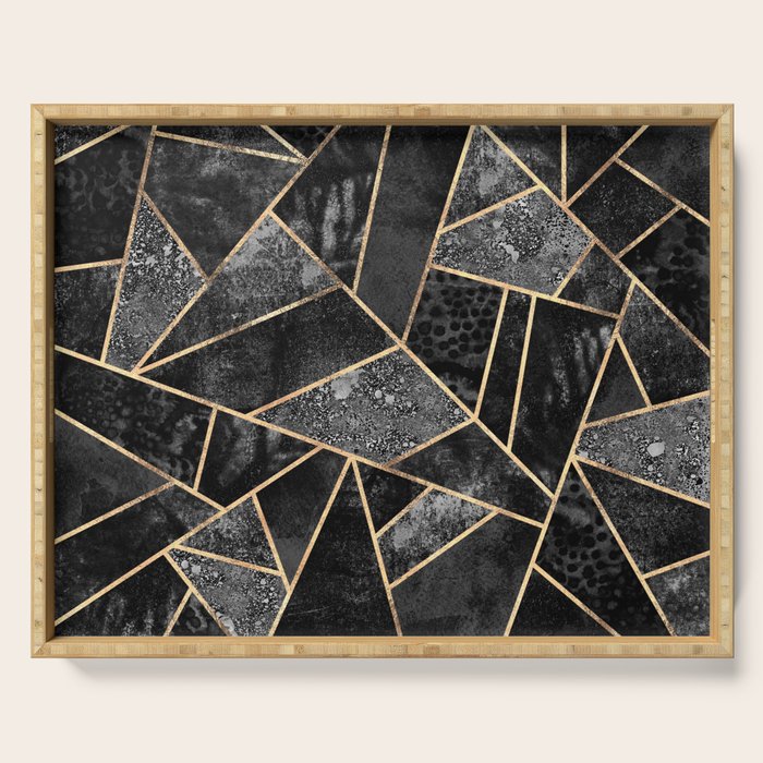 Black Stone 2 Serving Tray Gallery Image 1