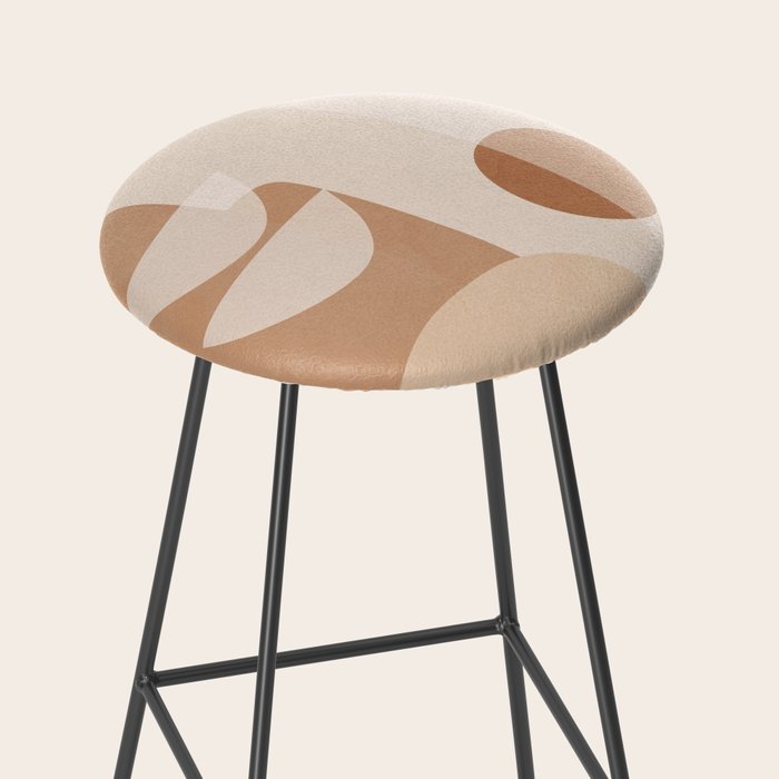 Abstract Minimal Shapes 5 Stool Gallery Image 2