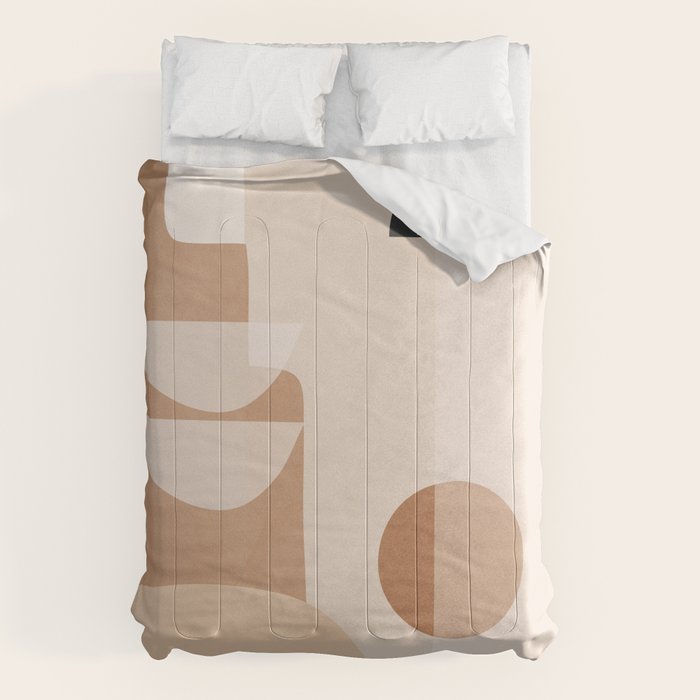Abstract Minimal Shapes 5 Comforter Gallery Image 1