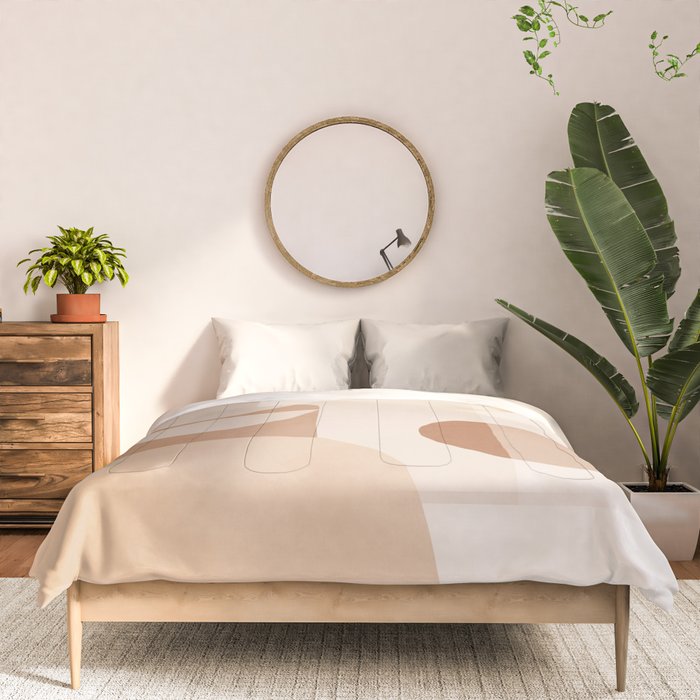 Abstract Minimal Shapes 5 Comforter Gallery Image 3