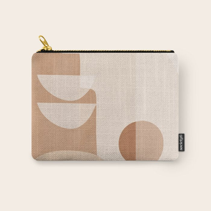 Abstract Minimal Shapes 5 Carry All Pouch Gallery Image 1