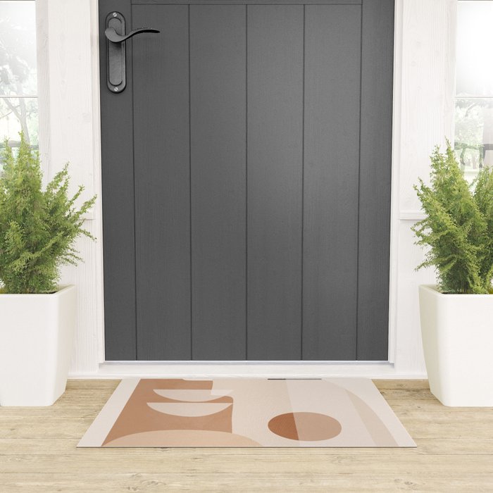 Abstract Minimal Shapes 5 Welcome Mat Gallery Image 3