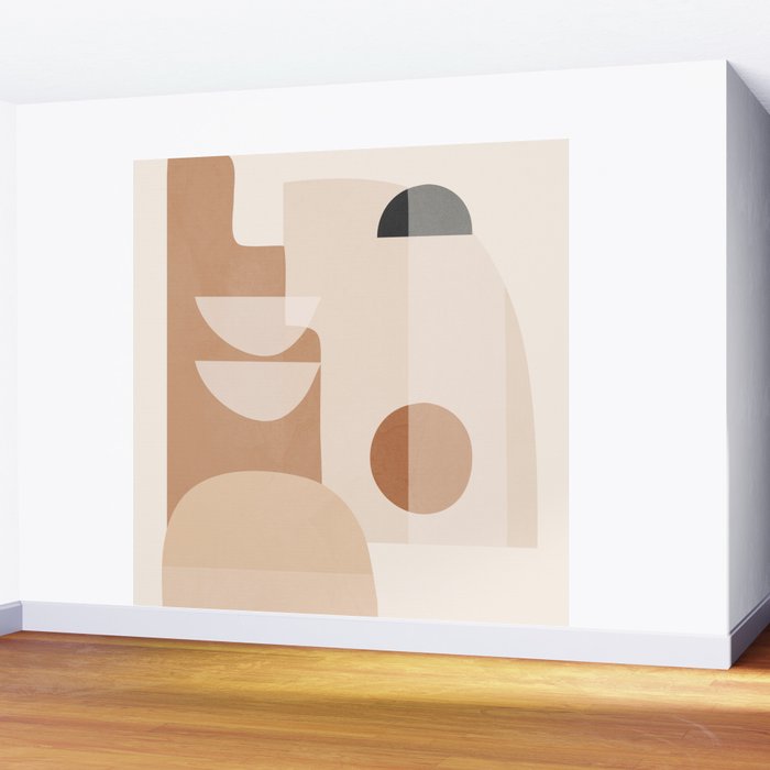 Abstract Minimal Shapes 5 Wall Mural Gallery Image 2