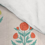 Block Print Flowers in Primary Comforter Gallery Image 4