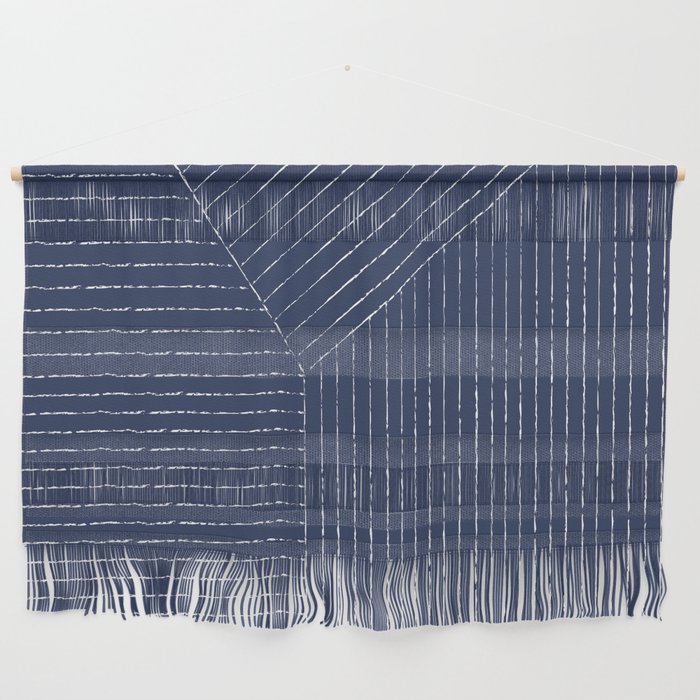 Lines (Navy) Wall Hanging Gallery Image 1