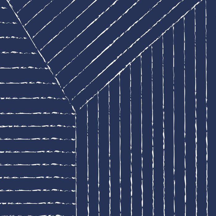 Lines (Navy) Coffee Mug Gallery Image 2
