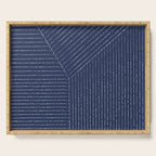 Lines (Navy) Serving Tray Gallery Image 1