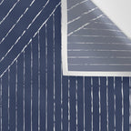 Lines (Navy) Wall Tapestry Gallery Image 3
