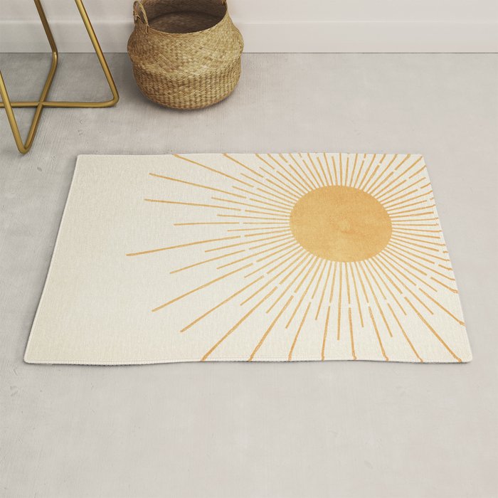 Boho Sun no. 8 Yellow Rug Gallery Image 1