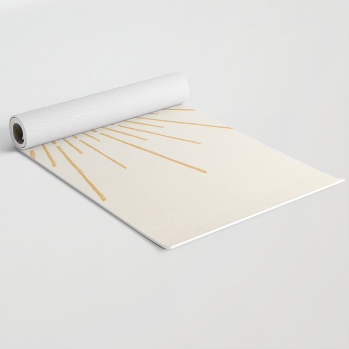 Boho Sun no. 8 Yellow Yoga Mat Gallery Image 2