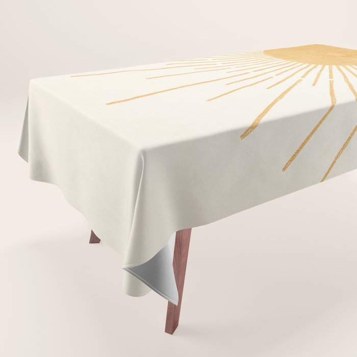 Boho Sun no. 8 Yellow Tablecloth Gallery Image 1