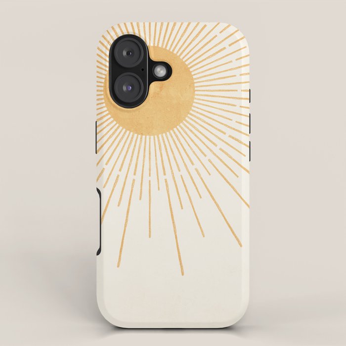 Boho Sun no. 8 Yellow iPhone Case Gallery Image 1