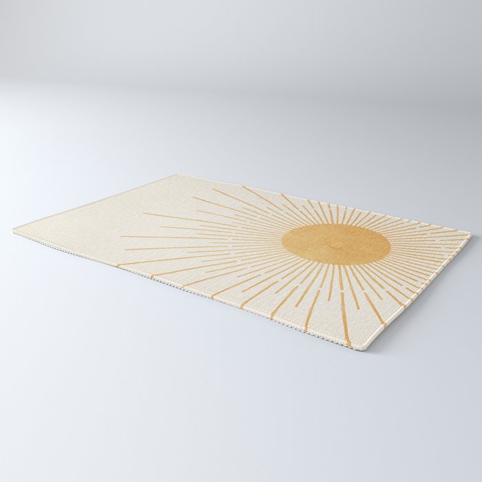 Boho Sun no. 8 Yellow Rug Gallery Image 3