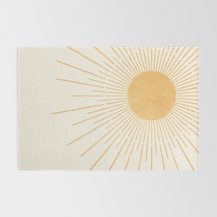 Boho Sun no. 8 Yellow Rug Gallery Image 2
