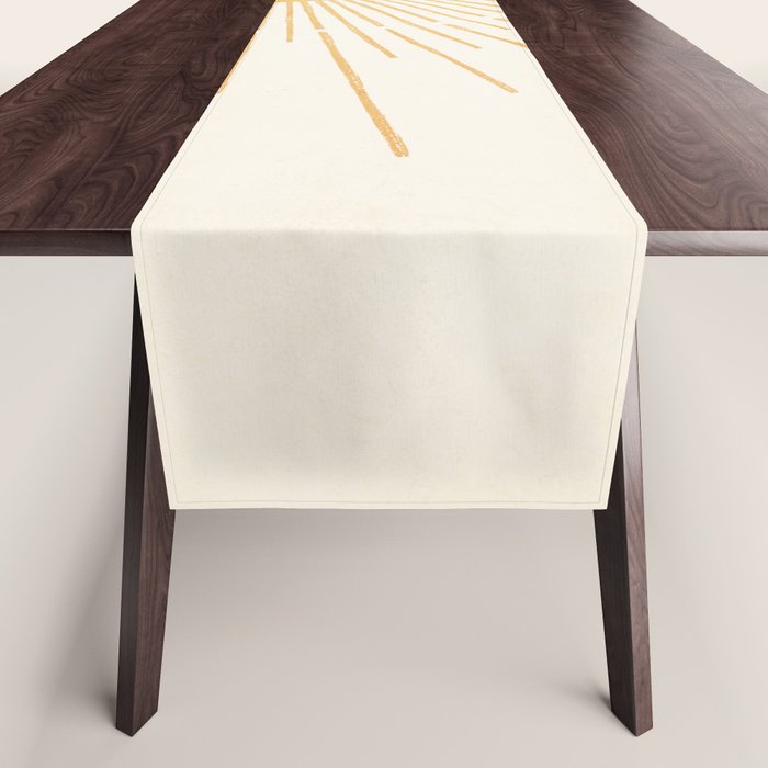 Boho Sun no. 8 Yellow Table Runner Gallery Image 1