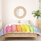 Rainbow of Cats Funny Whimsical Animals Duvet Cover Gallery Image 3