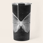 Butterfly in Black Travel Mug Gallery Image 1