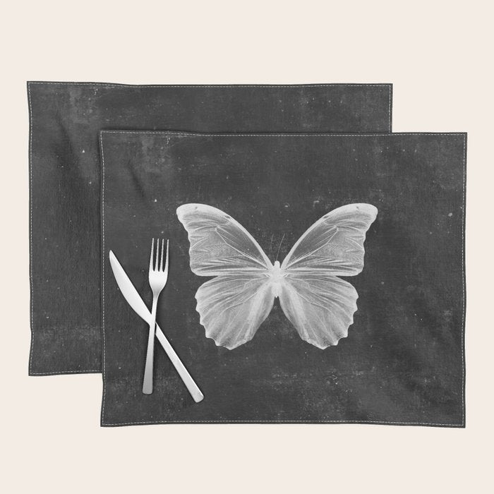 Butterfly in Black Placemat Gallery Image 1
