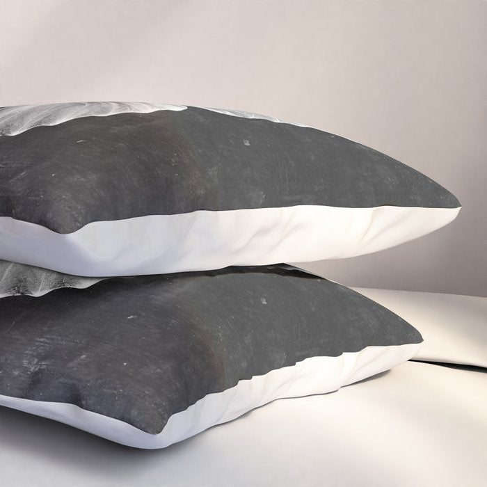 Butterfly in Black Pillow Sham Gallery Image 3