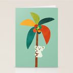 Koala on Coconut Tree Stationery Card Gallery Image 2