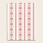 Pink Stripes And Flowers Notebook Gallery Image 4