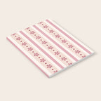 Pink Stripes And Flowers Notebook Gallery Image 2