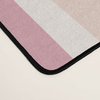 Pink Stripes And Flowers Desk Mat Gallery Image 4