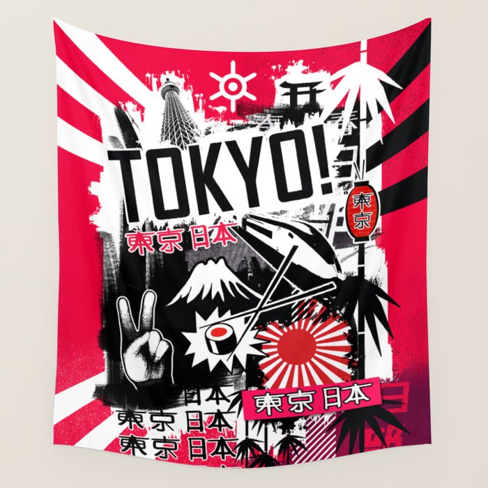 Tokyo! Wall Tapestry Gallery Image 4