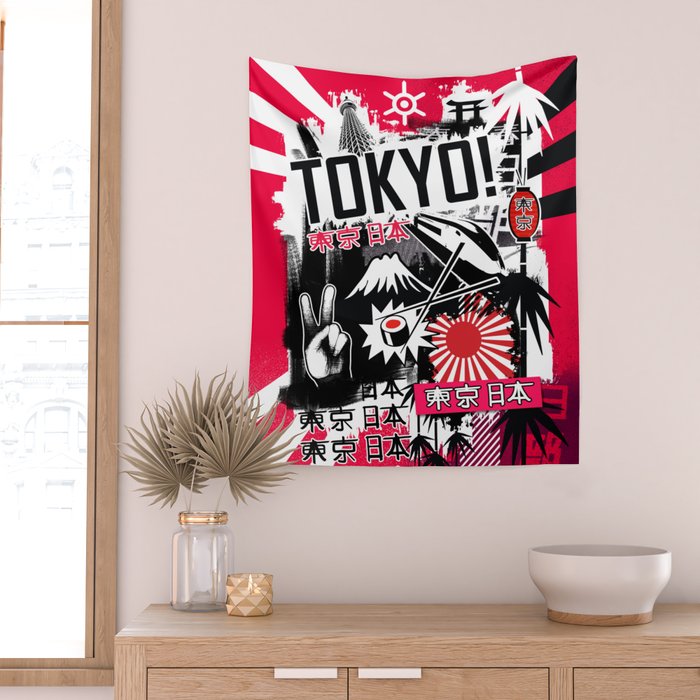 Tokyo! Wall Tapestry Gallery Image 2