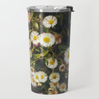 Wall of Daisies Travel Mug Gallery Image 2