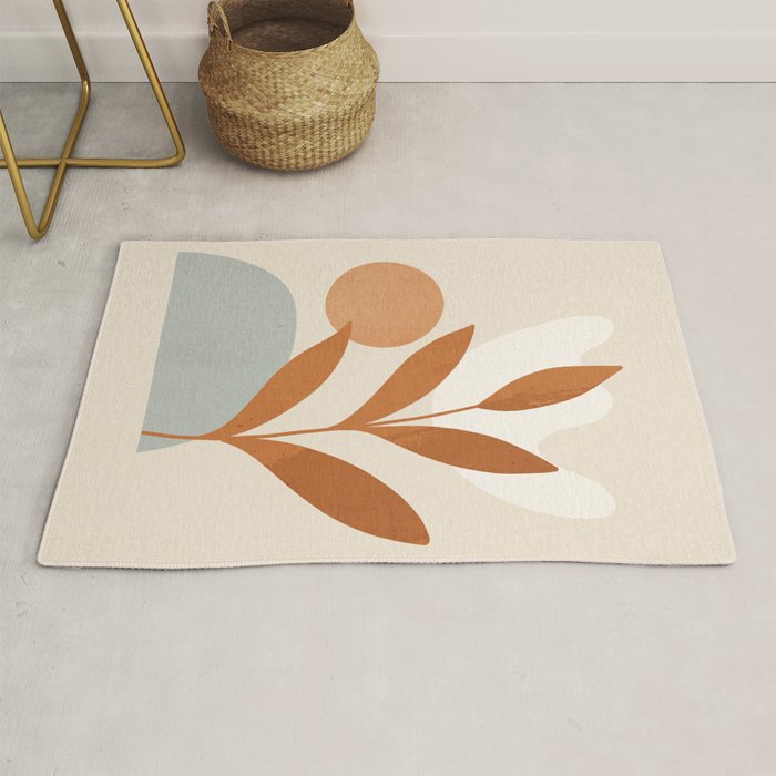 Abstract Minimal -Plant 10 Rug Gallery Image 1