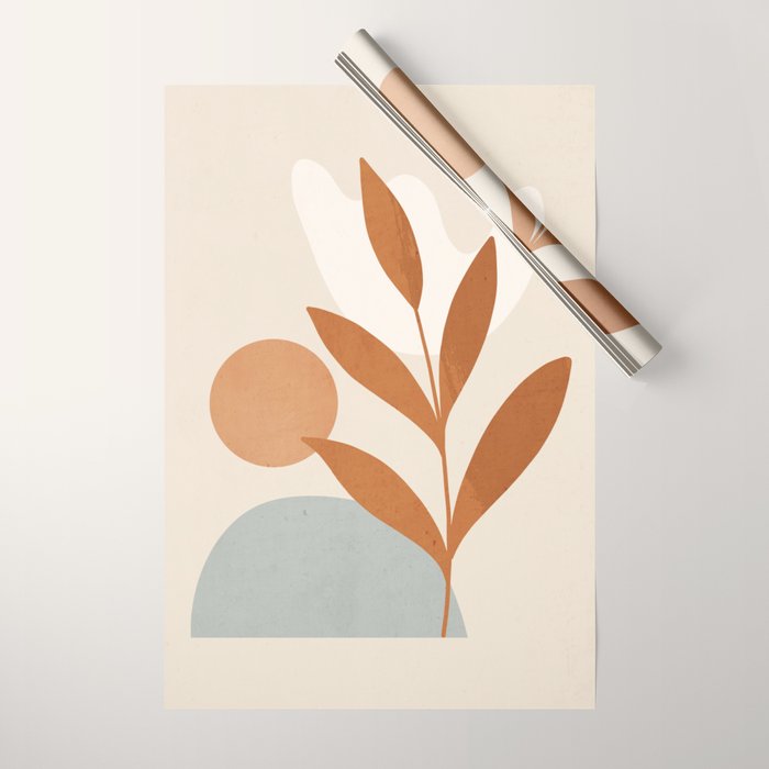 Abstract Minimal -Plant 10 Wrapping Paper Gallery Image 1