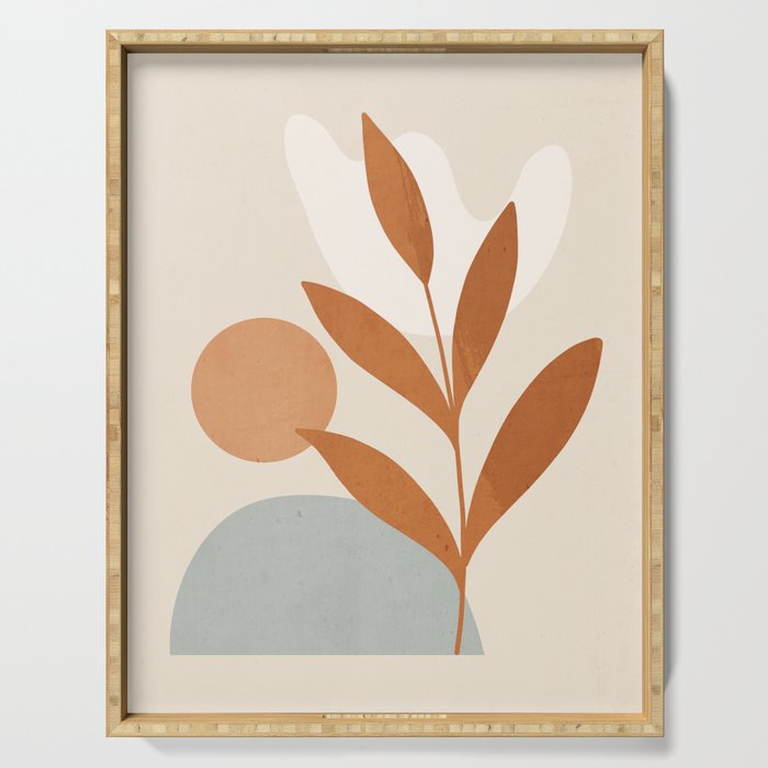 Abstract Minimal -Plant 10 Serving Tray Gallery Image 1