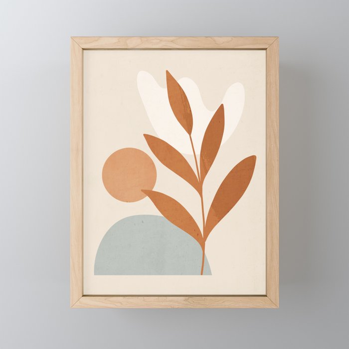 Abstract Minimal -Plant 10 Mini Art Print Gallery Image 1