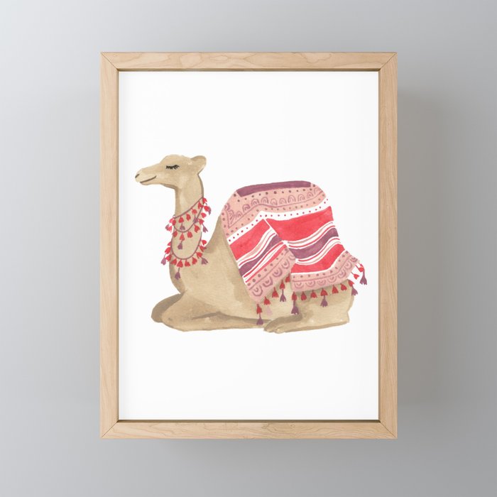 Happy Camel Mini Art Print Gallery Image 1