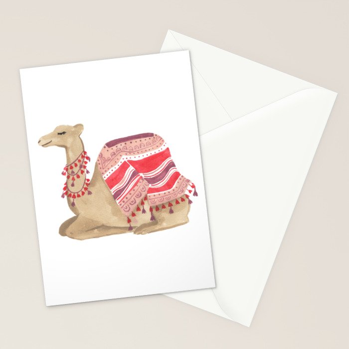 Happy Camel Stationery Card Gallery Image 2