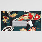 Metallic Koi Desk Mat Gallery Image 1