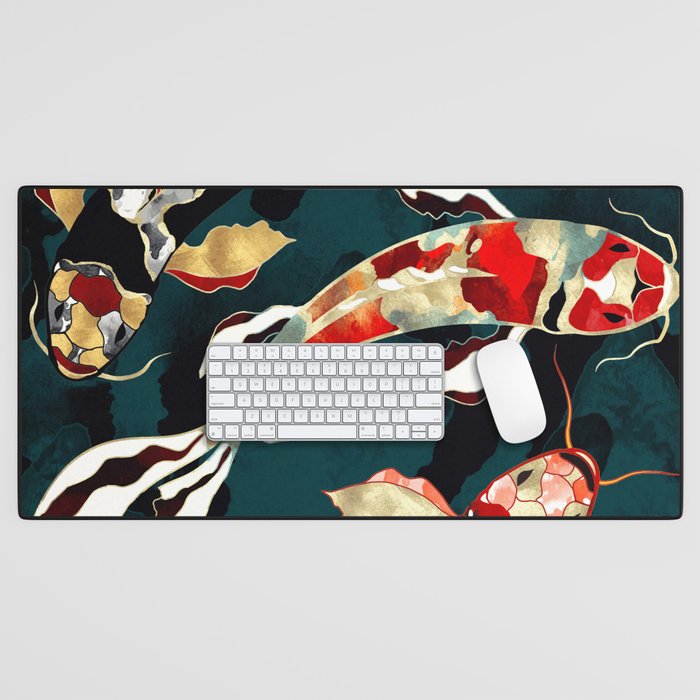 Metallic Koi Desk Mat Gallery Image 1