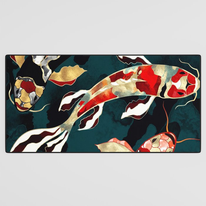 Metallic Koi Desk Mat Gallery Image 3