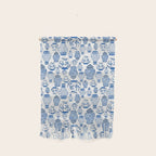Chinoiserie Blue and White Jars Wall Hanging Gallery Image 1