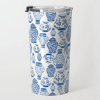 Chinoiserie Blue and White Jars Travel Mug Gallery Image 3