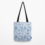 Chinoiserie Blue and White Jars Tote Bag Gallery Image 2