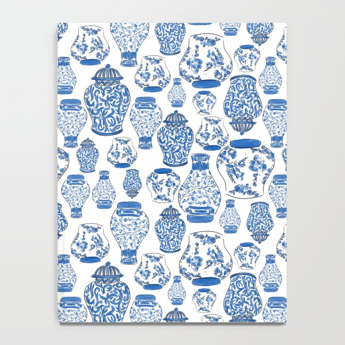 Chinoiserie Blue and White Jars Notebook Gallery Image 4