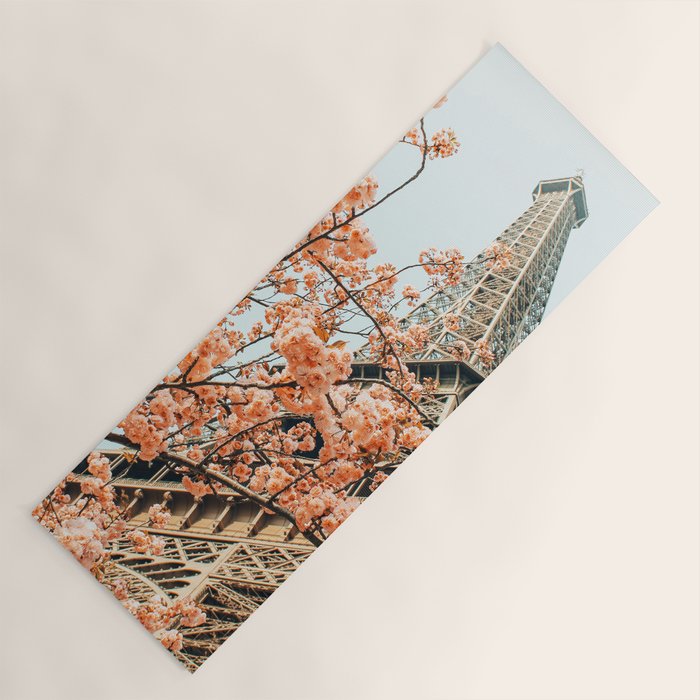 Paris in Spring | Travel Photography Eifel Tower | Wonder Building Architecture Love Yoga Mat Gallery Image 1